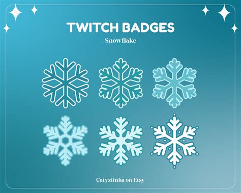 twitch snowflake badge.